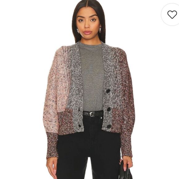 Equipment Ayana Multi Color Cardigan in Sepia Rose | XL - Picture 1 of 12